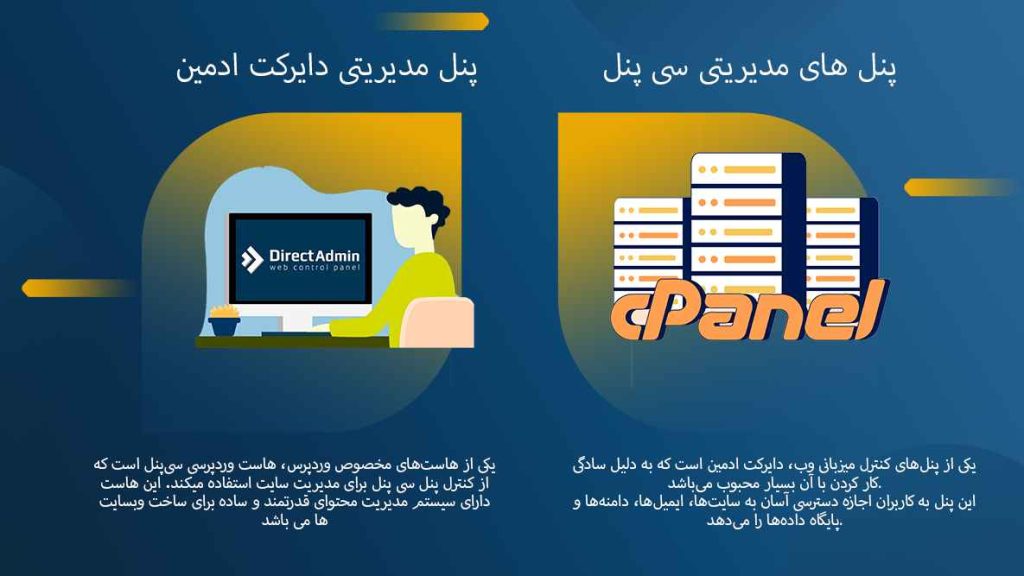 پنل های محبوب برای هاست وردپرس